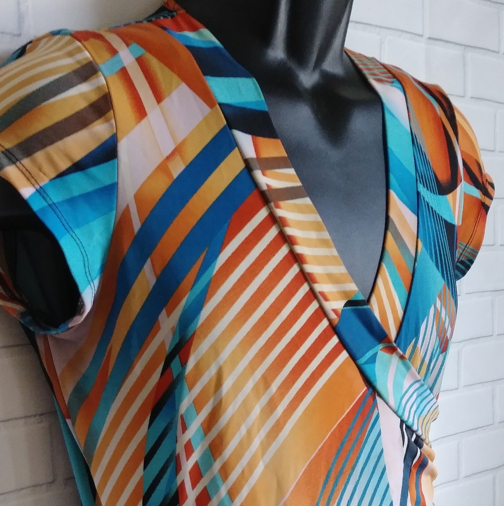 SNAP, WOMEN'S Strapless Maxi Dress, Multicolor, - Picture 3 of 5